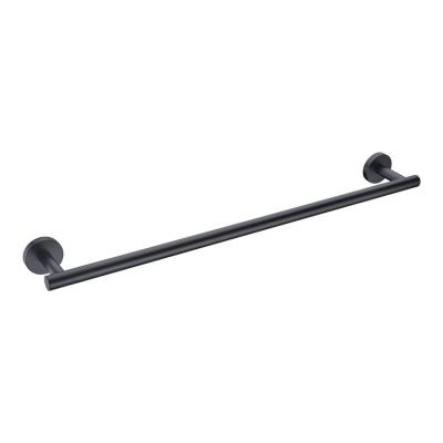 China Commerical / Residential SUS 304 Black 229-24B Bathroom Accessories Set Towel Rod Towel Bar For Hotel for sale