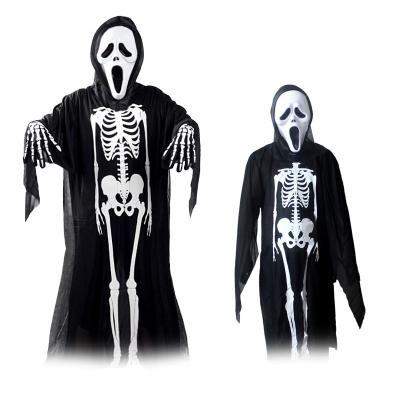 China PVC Explosive Skull Ghost Halloween Party Costume Skeleton Mask Halloween Costumes Kids Adult Cosplay Props for sale