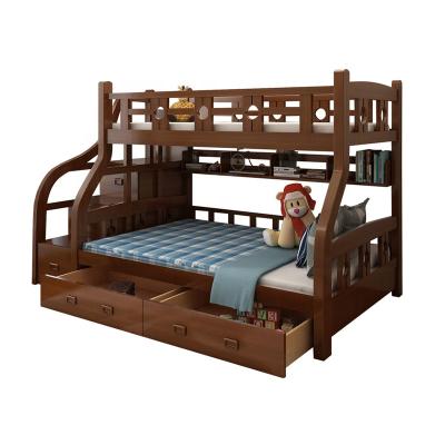 China Can be stocked hot sale sells wooden wholesale bunk bed through heaven and earth double bed children's bed for sale