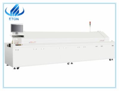 China Controle sem chumbo superior do Temp da elevada precisão do forno do Reflow de SMT com dez zonas de aquecimento à venda