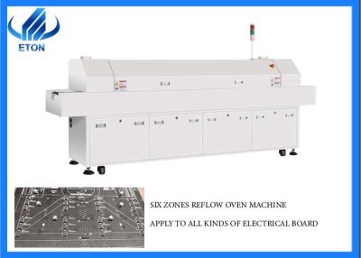 Китай Средняя машина печи Reflow зон SMT скорости 6 для электрической доски продается