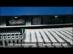 LED Lens mounting machine/pick and place machine