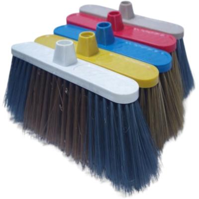 China Household Cleaning Cleaning Professional Sweeping Broom Head Upgraded Premium Floor Scrub Cleaning Brush Broom Head for sale