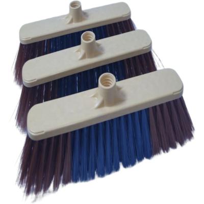 China Indoor Cleaning Cleaning Professional Sweeping Broom Head Upgraded Premium Floor Scrub Cleaning Brush Broom Head for sale