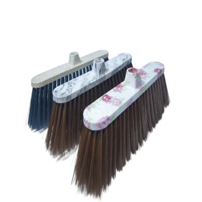 China Smooth Cleaning Professional Sweeping Broom Head Upgraded Premium Floor Scrub Cleaning Brush Broom Head for sale