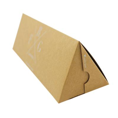 China Recyclable Custom Triangle Tube Packaging Biodegradable T-Shirt Packaging for sale