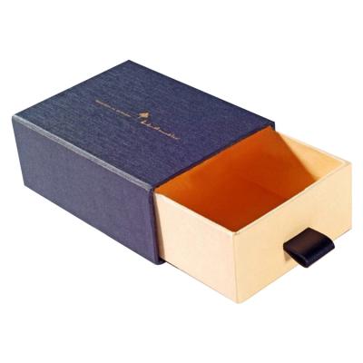 China Handmade low price wholesale tan luxury drawer gift box with customizable logo for sale