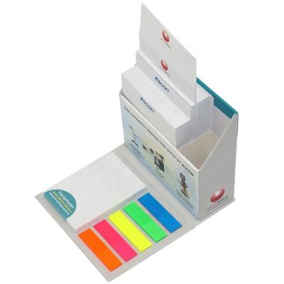 China paper & Custom Sticky Notes Printing Logo Printing Soft Cover Memo Cardboard Sticky Notes for sale