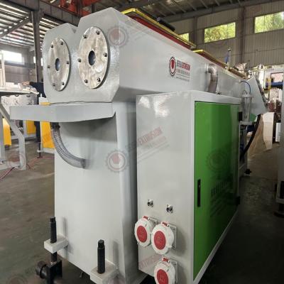 China BS-32 Doppelrohr-Ein-Schraub-Extruderer mit Schneidmaschine zu verkaufen