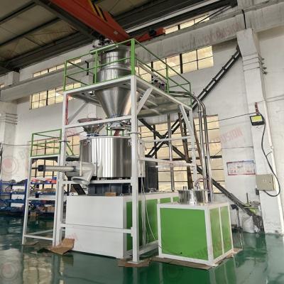 China SHR-800/1000/1500 High speed plastic mixing batching weighing machine for pelletizing line zu verkaufen