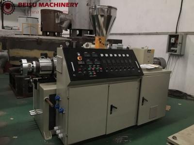 China SJ55/30 Single Screw Extruder Machine , Plastic Extrusion Line 22KW Motor Power for sale