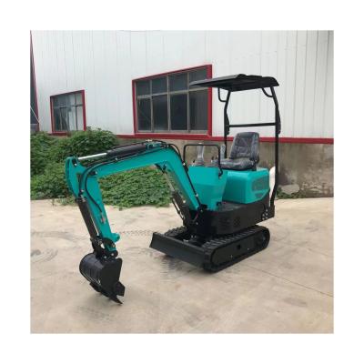 China Europe Emission Standard Cheapest 0.8Ton 1.5Ton 2 Ton Mini Compact Portable Diesel Rubber Pad Frame Backh Track Digger Excavator For Home Use for sale