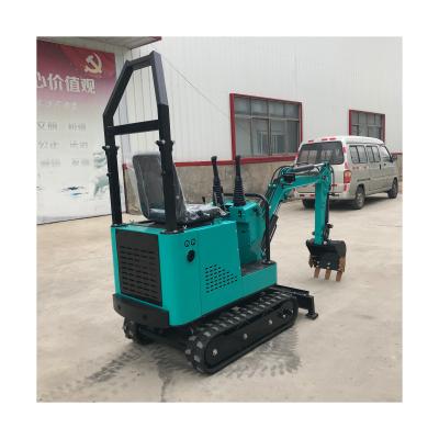 China Farms Cheapest 0.8Ton 1Ton 1.5Ton 2 Ton Mini Compact Portable Diesel Rubber Pad Frame Backh Track Digger Excavator For Home Use for sale