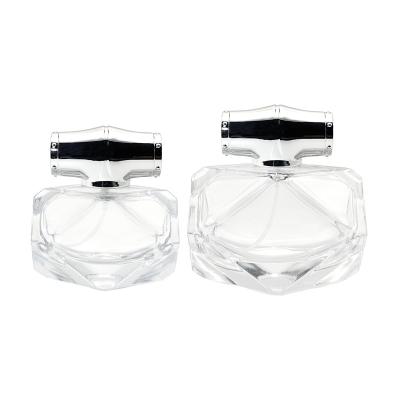 China Cosmetic Custom Made Luxury Unique Shaped Empty 50ml 80ml Glass Spray Atomizer Perfume Fragrance Bottles for sale