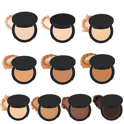 China 10 Colors Sweatproof Vegan Matte Waterproof Uneven-Skin-Tone-Improving Face Whitening Pressed Powder Makeup for sale