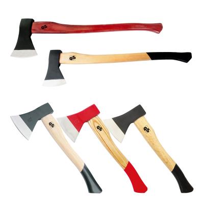 China Striking Good Quality Tools GT-SA613 Carbon Steel Forged Hand Ax With Wooden Handle for sale