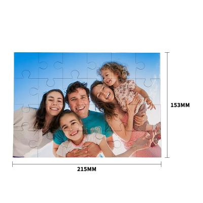 China Jigsaw Puzzle Sublimation Printing Jigsaw Puzzle Sublimation Blank MDF Blank Rectangle DIY Wooden Jigsaw Puzzle Wooden Jigsaw Puzzle for sale