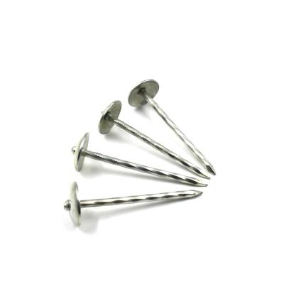 China Galvanized Umbrella Roofing Nails Weight With Washer BWG8-BWG12 for sale