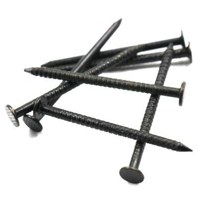 Китай Factory Price High Quality Iron Black Ring Shank Nails Use Roofing Sheet продается