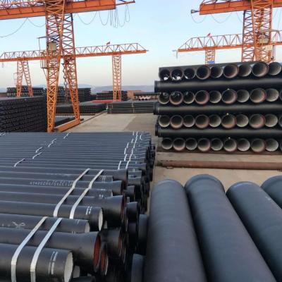 China ISO 2531 Class K9 Sewage Large Stock Ductile Iron Pipe Engineering Pipe With Best Price for sale