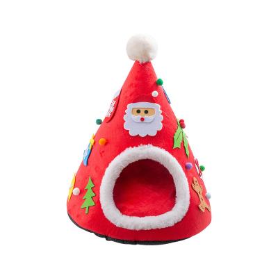 China Wholesale Breathable Christmas Tree Pet Nest , Warm Christmas Gifts For Pet for sale