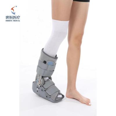 China Black/grey color foot brace drop foot with airbag and chuck adjustable ankle foot brace for sale