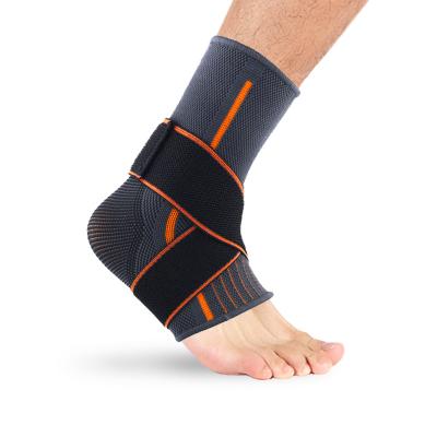 China Ankle Sleeve Ankle Brace Support Sport Adjustable Compression Foot Sleeve Ankle Guard for sale