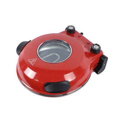 China Household 12 Inch Portable Useful Electric Automatic Rotating Pizza Maker for sale