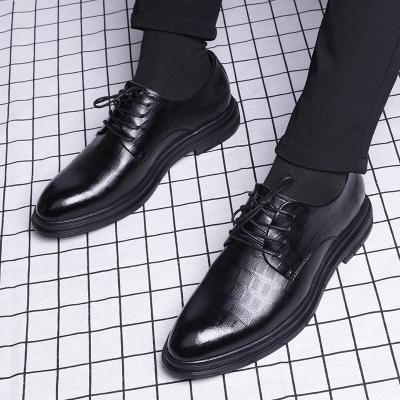 China Breathable Classic Fashion Genuine Cow Leather Oxfords men's business formal Shoes men's oxford dress shoes for sale