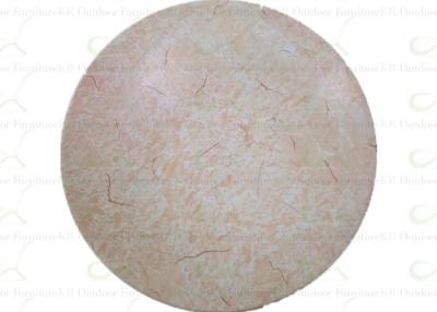 China Customized Low Price Restaurant/Cafe Table Tops 60 CM 24 INCH Marble Light for sale