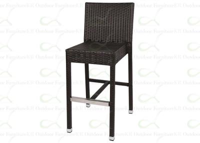 China High-density Polyethylene Synthetic Rattan Outdoor Bar Chairs for Commercial for sale