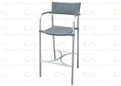 China Commercial Outdoor Bar Chairs Patio Aluminum Bar Stools for Restaurant for sale