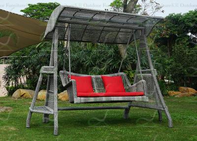 China Garden Swing Wicker Outdoor Swing Chairs Patio Rattan Backyard Chair for sale