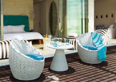 China Small Balcony Furniture Round Stacking Table and Chairs for Indoor/Outdoor for sale