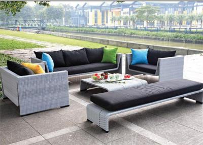 China Outdoor Sofa Furniture Patio Garden Sofa Set Resin Wicker/Rattan Hand Weaving for sale