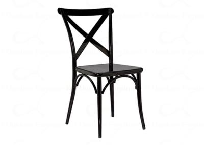 China Metal Cafe Chair Steel Dining Chair Inside and Outside Commercial Affordable for sale