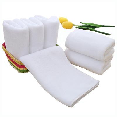 China Factory Wholesale Cheap Price 100% Cotton Bleach Proof Good Quality White Bath Towel for sale