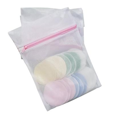 China Super Soft Microfiber Velvet Netting 3 Layers Makeup Remover Customized Pad for sale