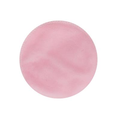 China Factory Wholesale Super Soft Customized Logo Tag High Quality Reusable Velvet Makeup Remover Pad 8cm for sale