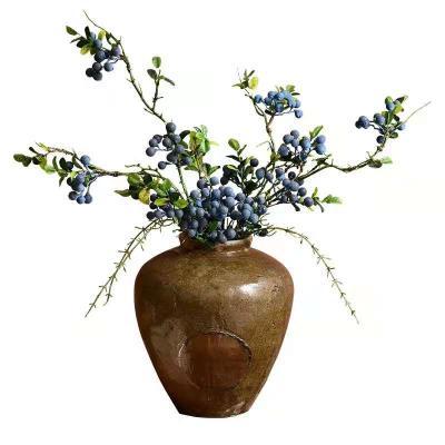 China Decoration home decoration flowers thorn wholesale artificial red artificial fruit fire fruit decoration multicolor home decoration for sale