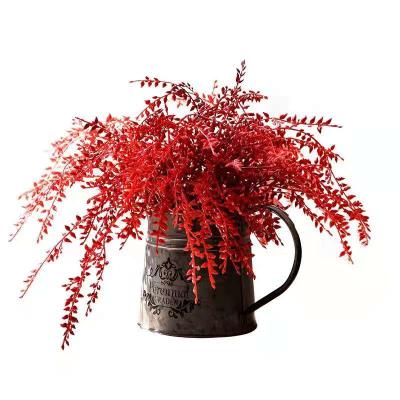 China Wire Plastic Artificial Plants Artificial Green Plants are used for interior office decor and home decor for sale