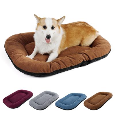 China Breathable All Season Machine Washable Friendly Anti-Slip Pet Dog Pad Sleep Bed Large for sale