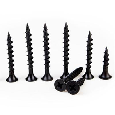 China Black Self Tapping Truss Drywall Phosphating Screws With Bugle Head Drywall Tianjin Screw for sale