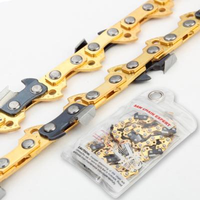 China 2-Stroke 12inch 14inch 15inch 16inch 18inch 20inch 22inch 24inch Chainsaw Chain Gold Saw Chain for sale