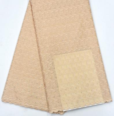 China Sustainable Quality Fashion Swiss Voile Cotton Swiss Lace Fabric Nigerian African Materials for sale