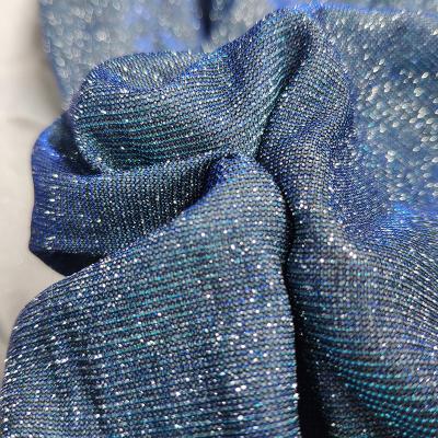 China Multicolors viable wholesale stocklot gold knitted fabric polyester for sale