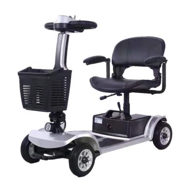 China Leather Wholesale Energy Saving Electric Elder 4 Wheel Travel Mobility Scooter for sale