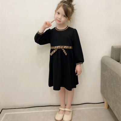 China Autumn New Girls Long Sleeve Breathable Children Clothes Party Fashion Outfits Casual Dress Pretty for sale