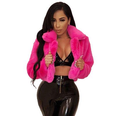 China Reversible Winter Woman Faux Fur Coat Ladies Designer Clothes Short Jacket Ladies Fall Fur Coat Women Leather Jackets for sale