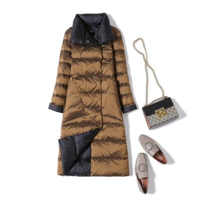 China Clothing For Adult Reversible Woman Designer Winter Woman Oversized Stripper Down Jackets Ladies Padded Long Coats for sale